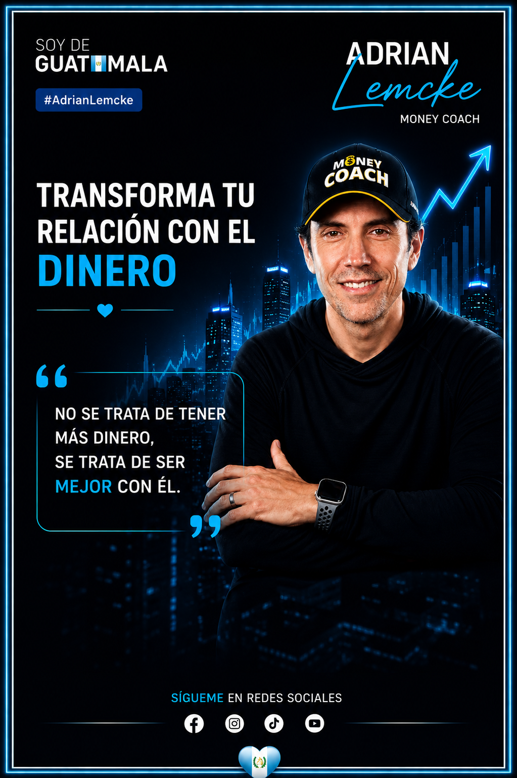 Adrián Lemcke empresario guatemalteco Money Coach Shark Tank Guatemala